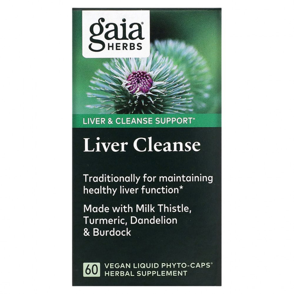 Gaia Herbs, Liver Cleanse, 60  -      , -, 