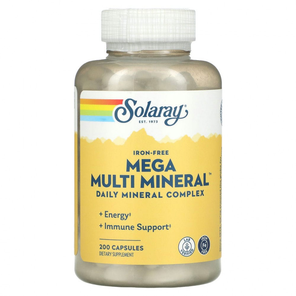 Solaray, Mega Multi Mineral,  , 200     , -, 