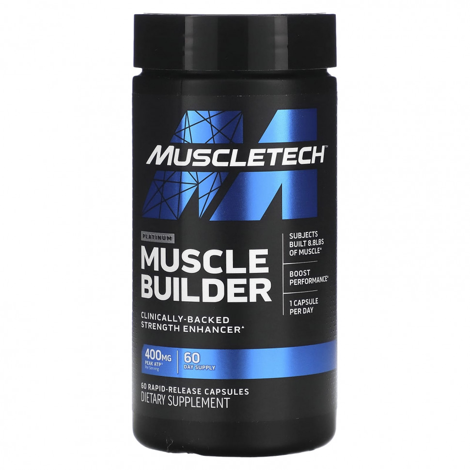 MuscleTech, Platinum Muscle Builder, 60        , -, 
