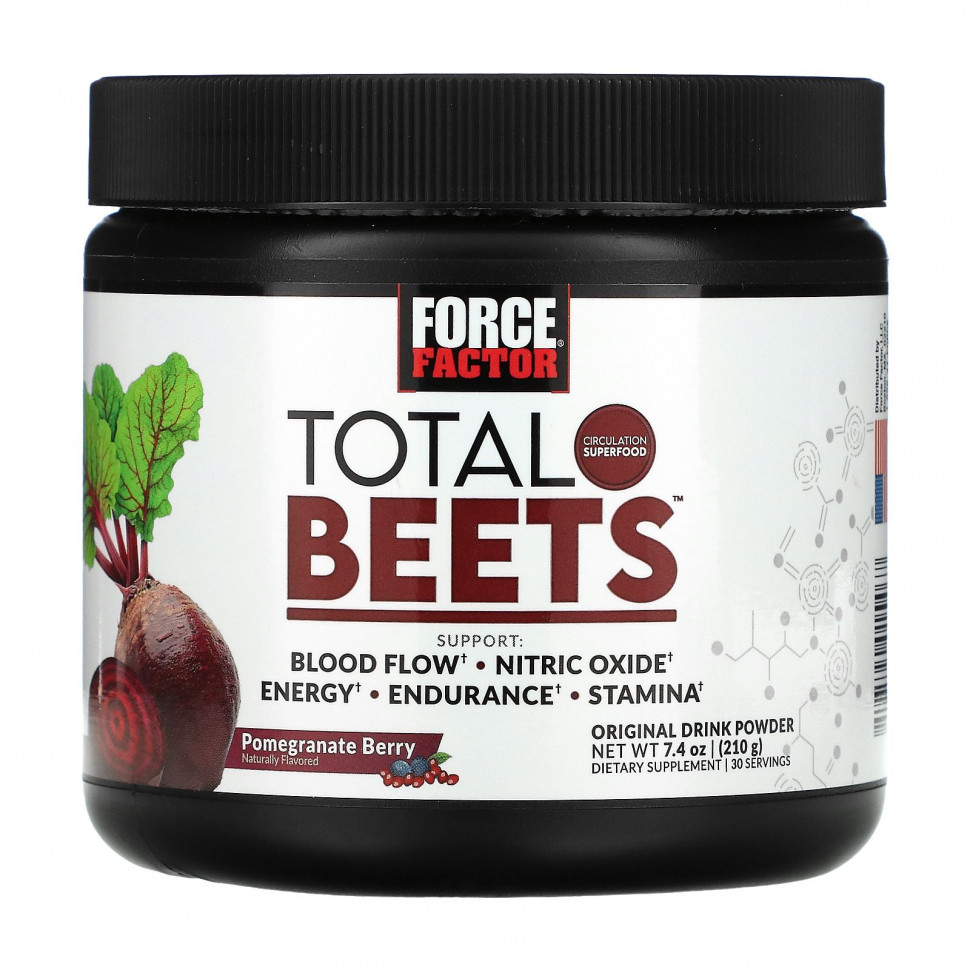  Force Factor, Total Beets,    ,    , 210  (7,4 )  Iherb ()