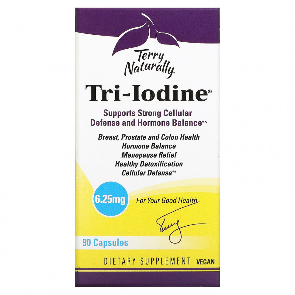 Terry Naturally, Tri-Iodine, 6,25 , 90     , -, 