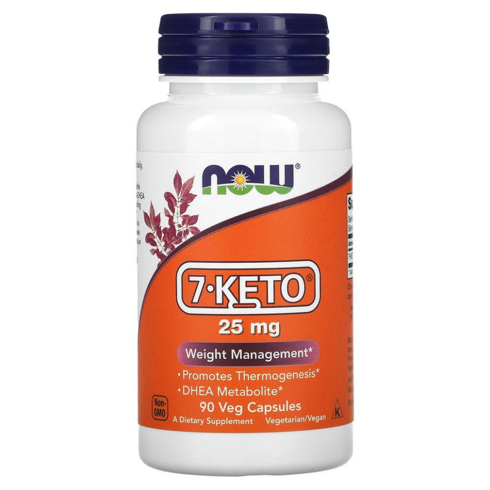 NOW Foods, 7-KETO, 25 , 90      , -, 