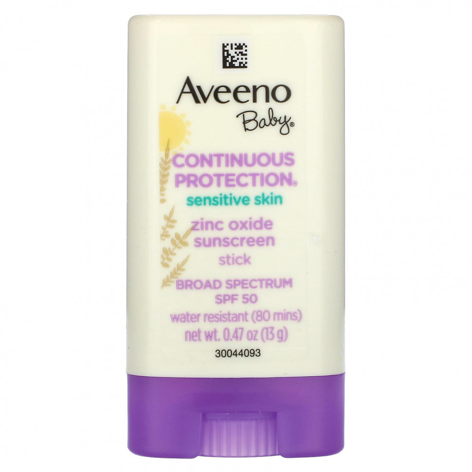 ���������� Aveeno, Baby, �������������� ���� � ������� �����, SPF 50, ��� �������, 13 � (0,47 �����)  Iherb (������)