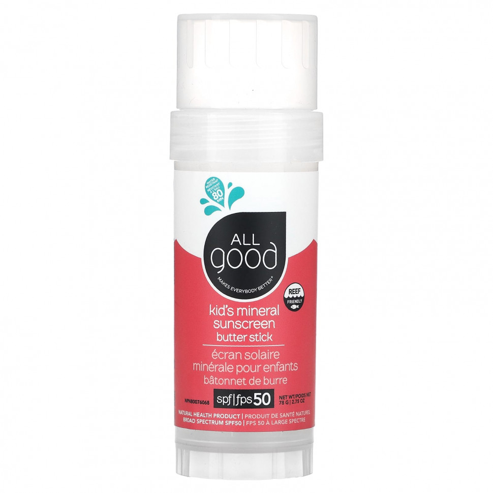 ���������� All Good Products, ������� ����������� �������������� ����� � ������, SPF 50, 78 � (2,75 �����)  Iherb (������)