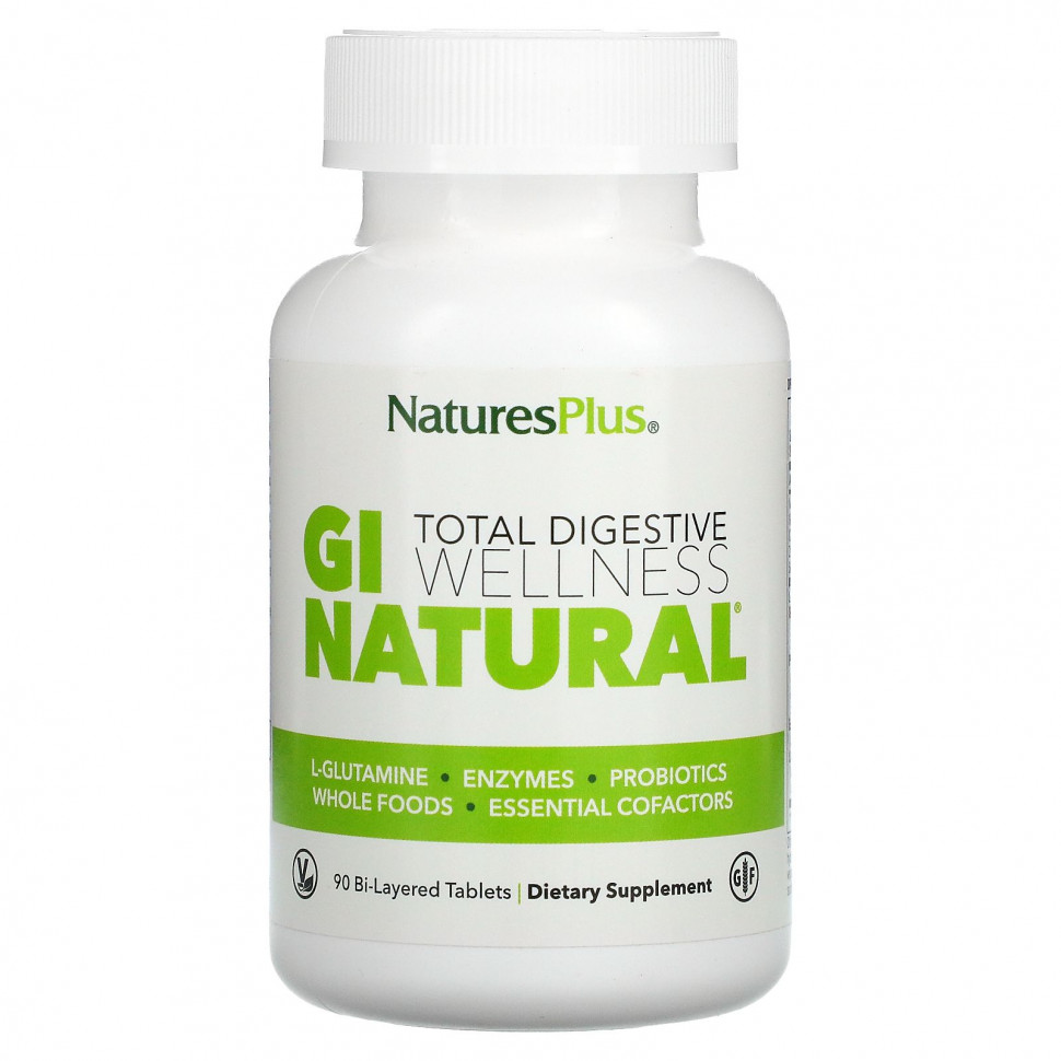 NaturesPlus, Total Digestive Wellness, GI Natural,    , 90      , -, 