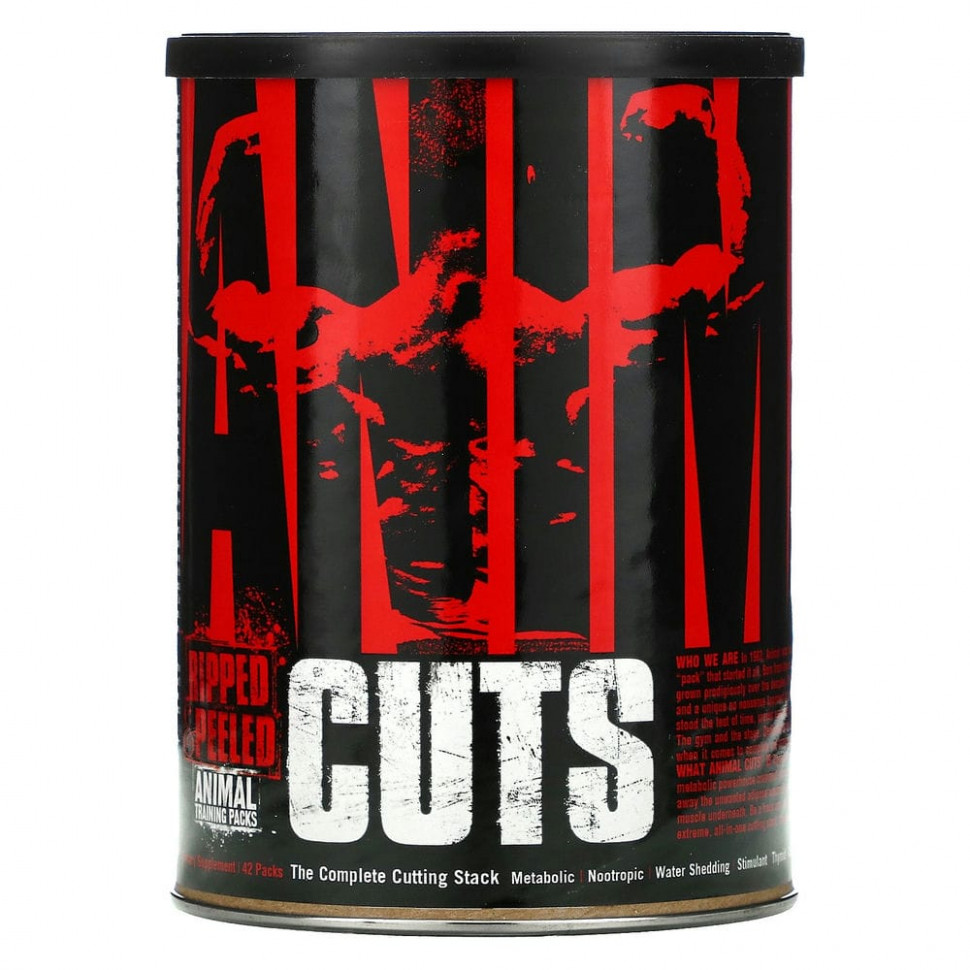 Universal Nutrition, Animal Cuts, Ripped & Peeled,    , 42     , -, 