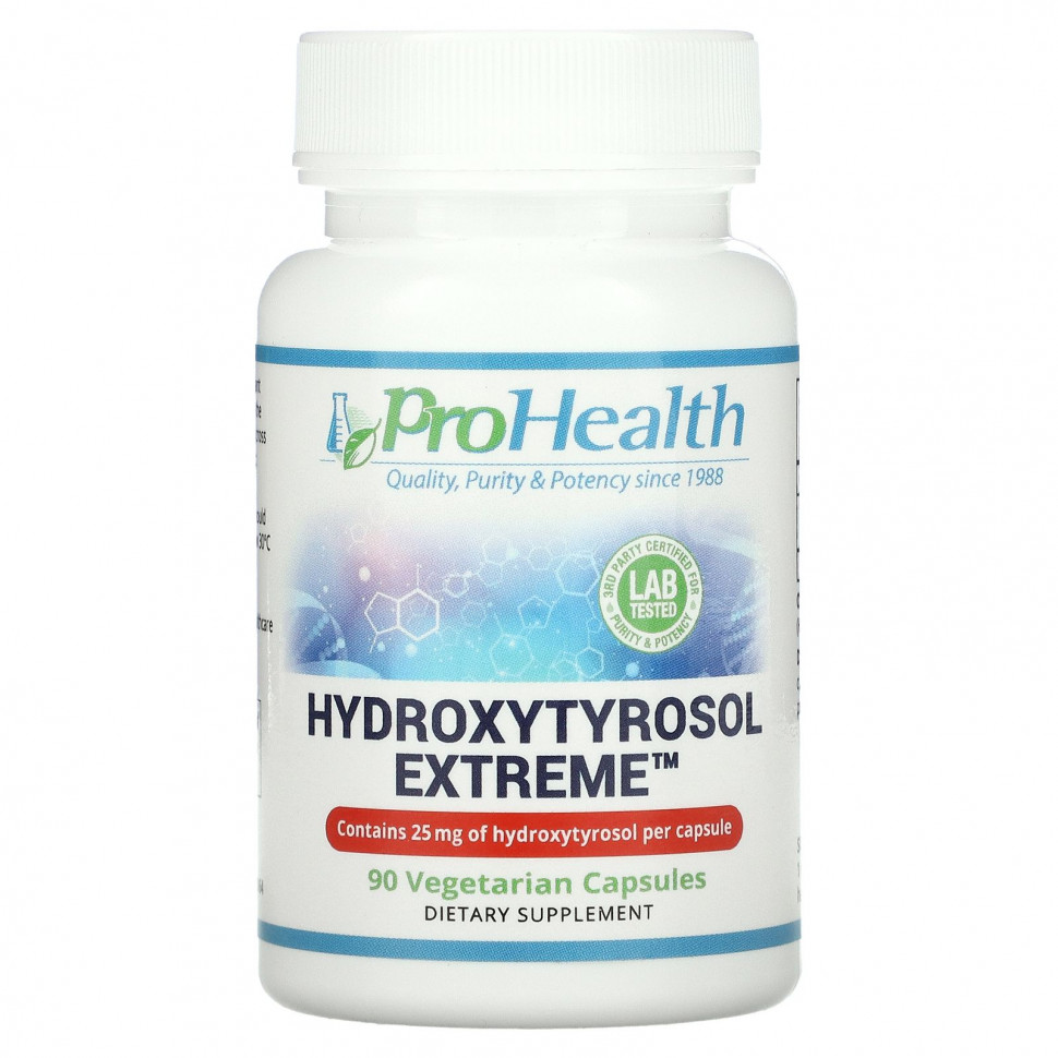 ProHealth Longevity, Hydroxytyrosol Extreme, 25 , 90      , -, 