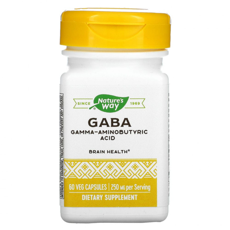 Enzymatic Therapy, GABA, 250 , 60      , -, 