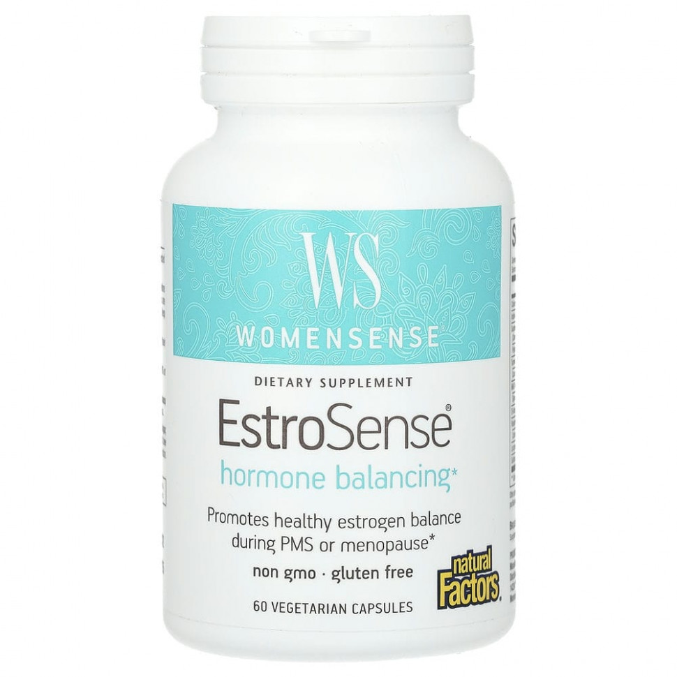 Natural Factors, WomenSense, EstroSense,  , 60      , -, 