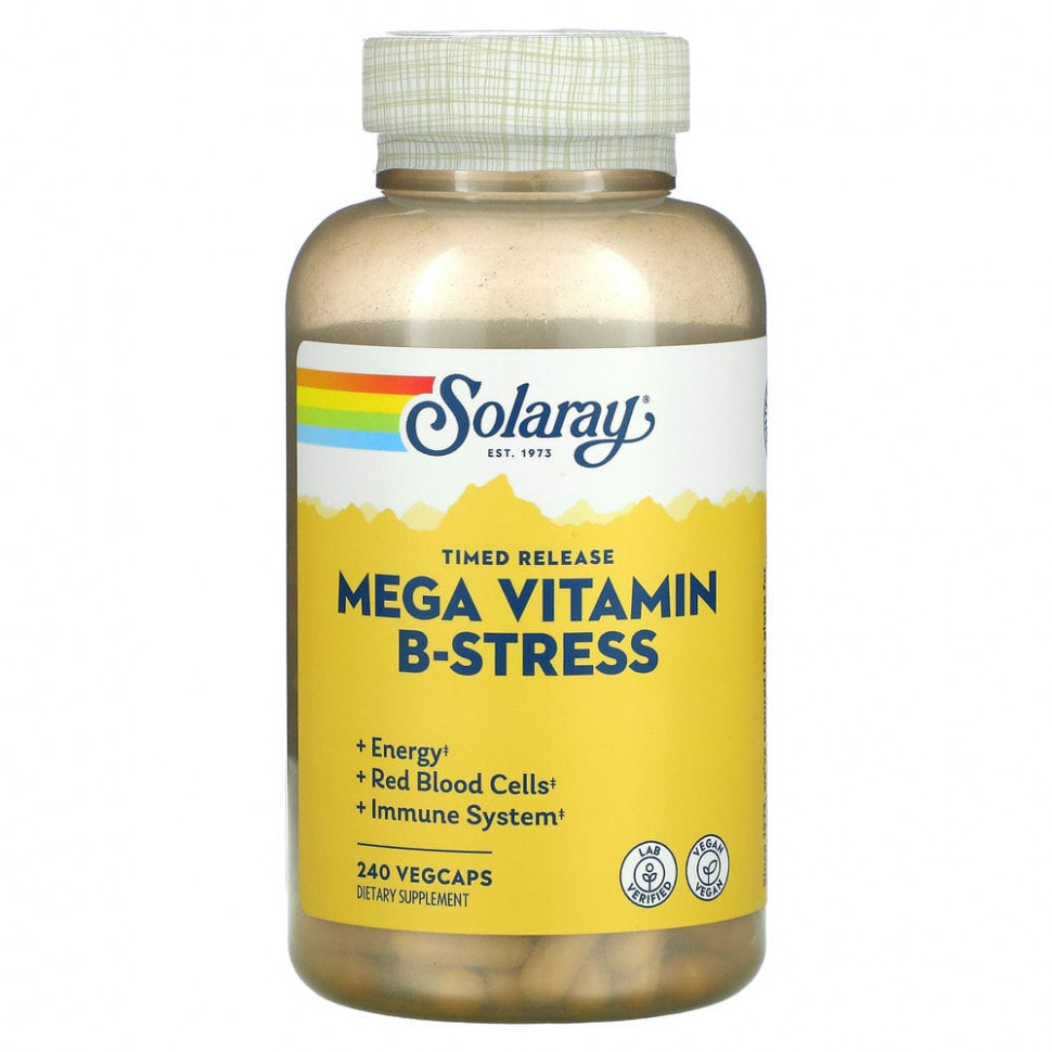 Solaray, Mega B-Stress,   , 240      , -, 