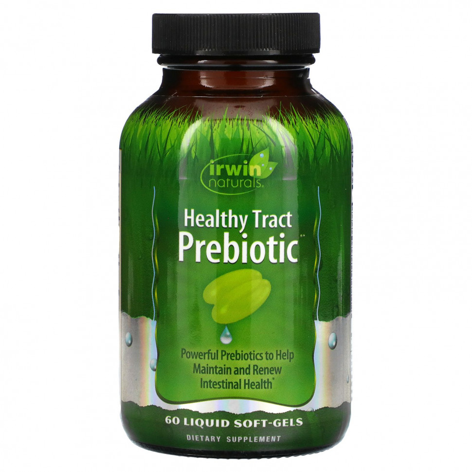 Irwin Naturals, Healthy Tract Prebiotic,    , 60       , -, 