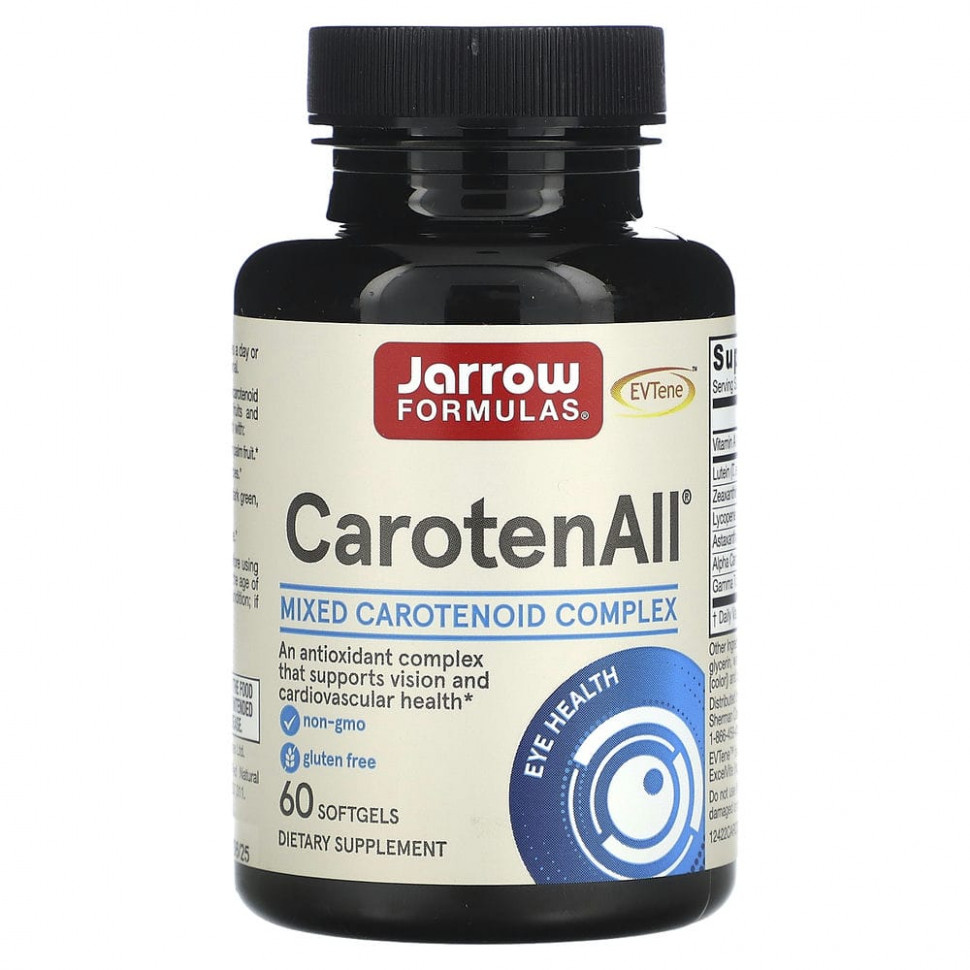 Jarrow Formulas, CarotenALL,    , 60     , -, 