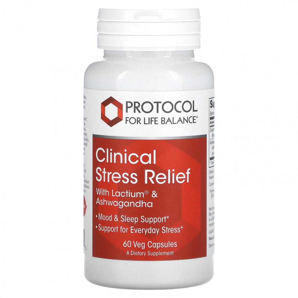 Protocol for Life Balance, Clinical Stress Relief, 60    Iherb ()