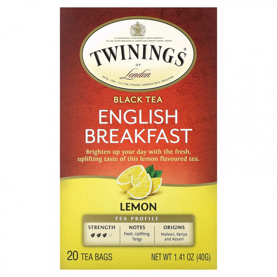 Twinings, English Breakfast,  , , 20   40  (1,41 )    , -, 