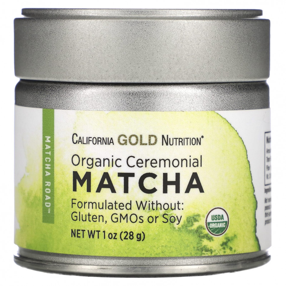 California Gold Nutrition, MATCHA ROAD,    , 28  (1 )    , -, 