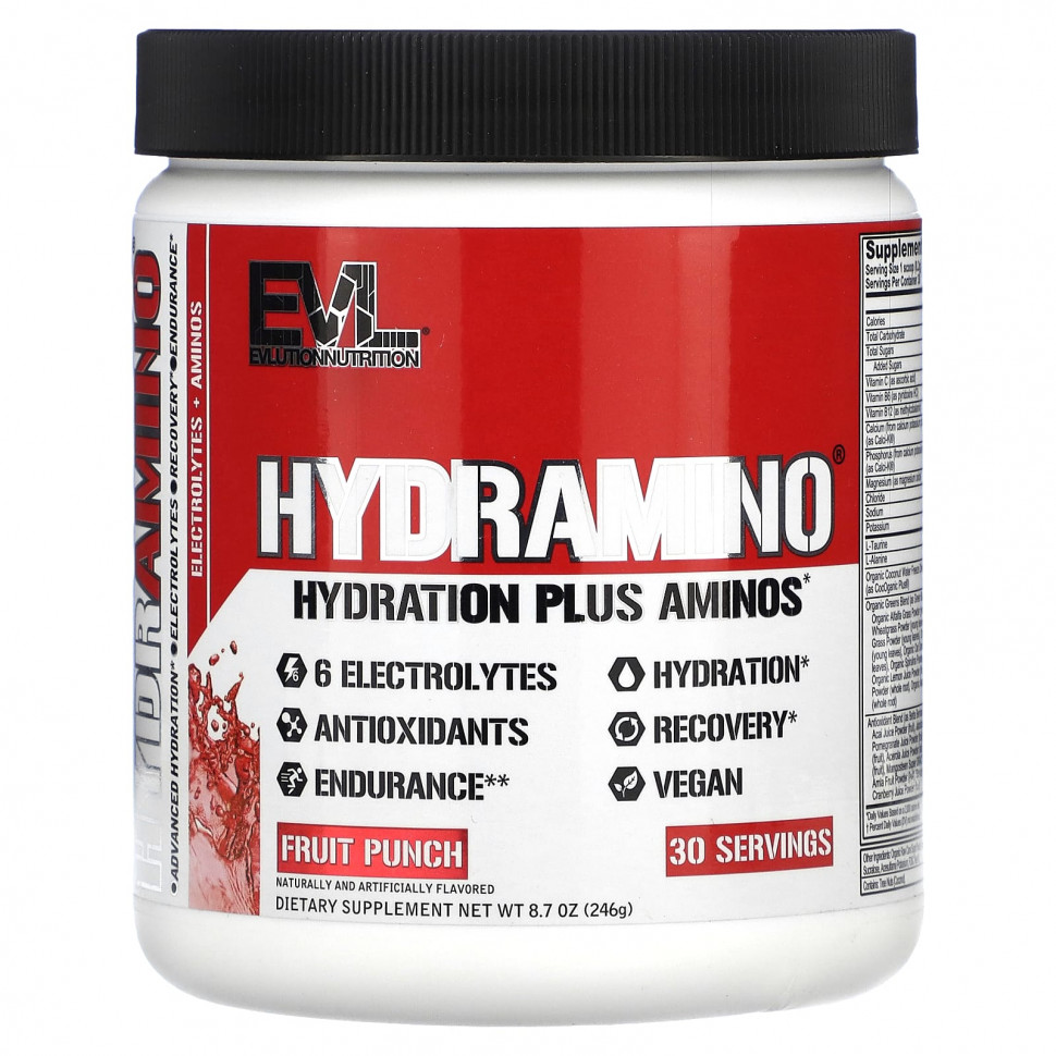 EVLution Nutrition, HydrAmino,  , 246  (8,7 )    , -, 