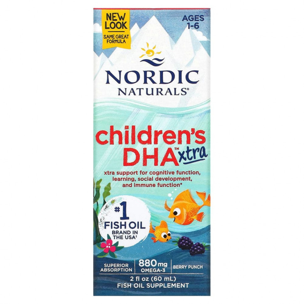 Nordic Naturals, Children's DHA Xtra,    16 ,   , 880 , 60  (2 . )    , -, 