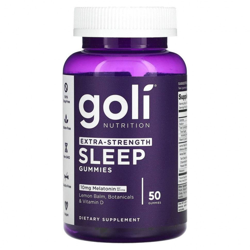 Goli Nutrition, Sleep,   , 10 , 50      , -, 