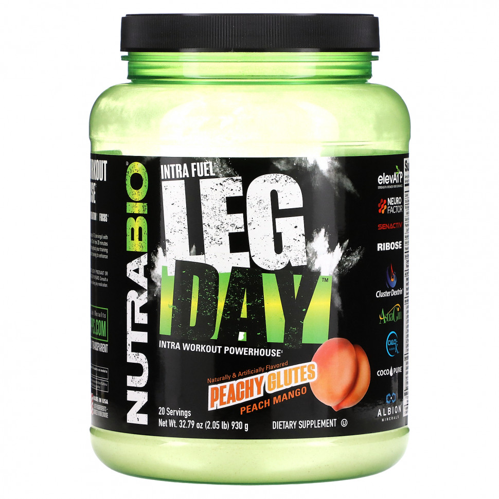 Nutrabio Labs, Intra Fuel, Leg Day,  -,  ,   , 930  (2,05 )    , -, 