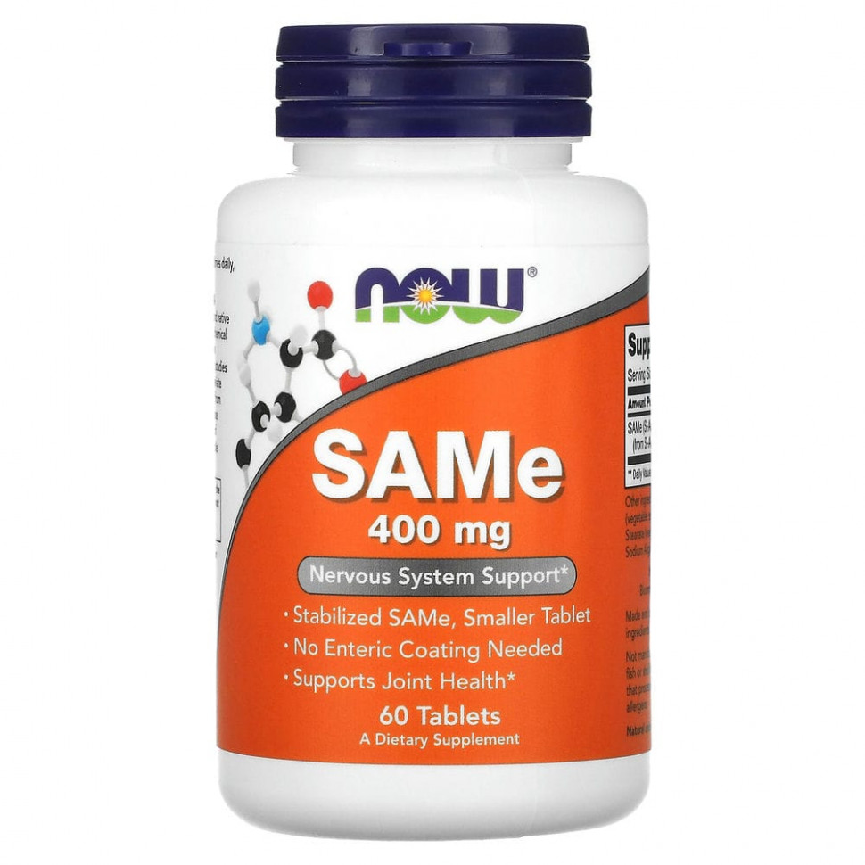 NOW Foods, SAMe, 400 , 60     , -, 