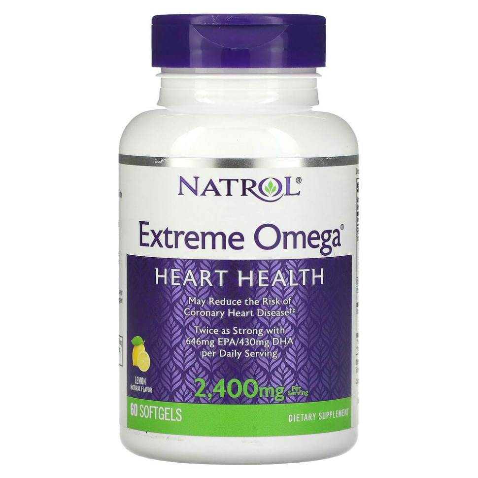 Natrol, Extreme Omega,   , 1200 , 60       , -, 