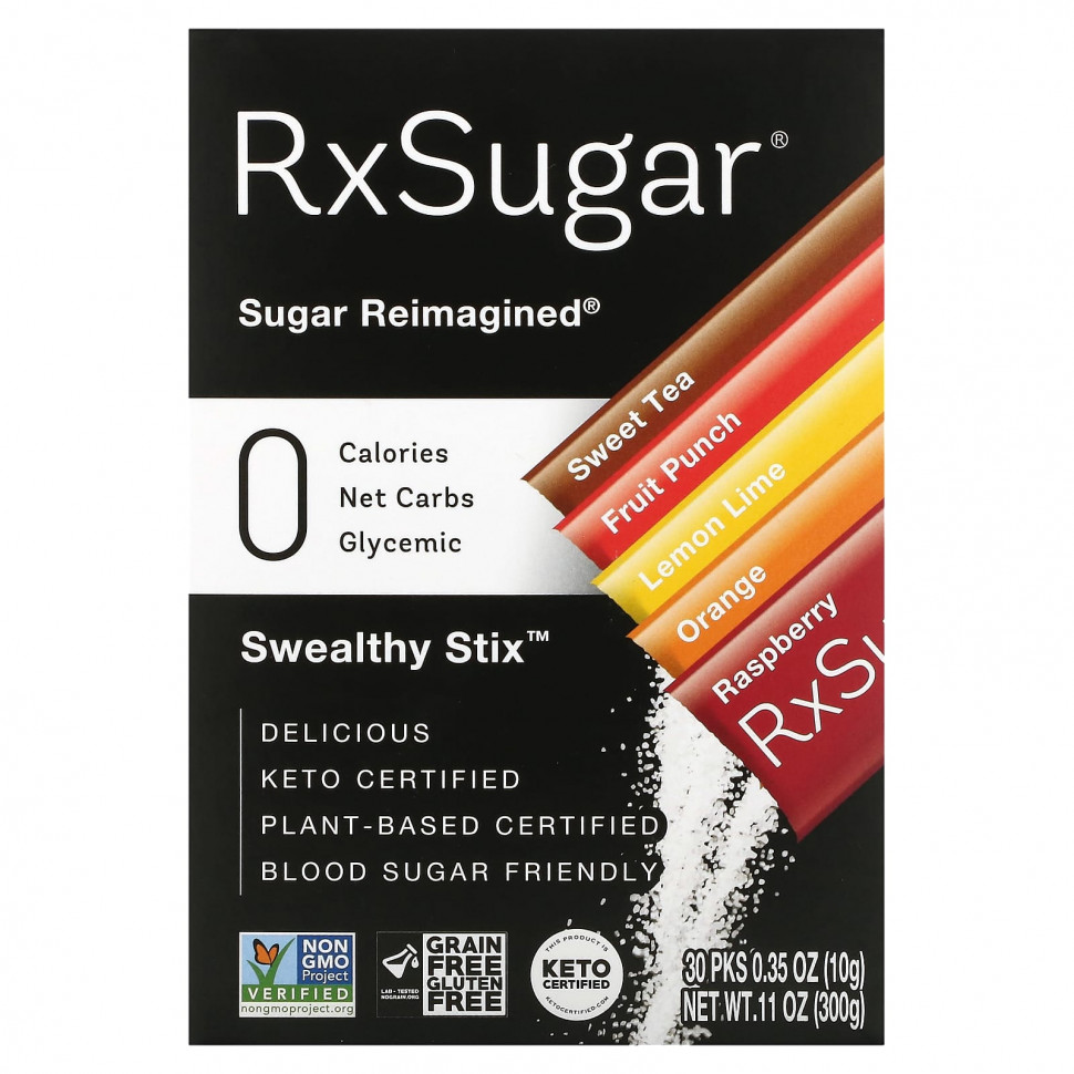 RxSugar, Swealthy Stix, Sweet Tea,  ,   , , , 30   10  (0,35 )    , -, 