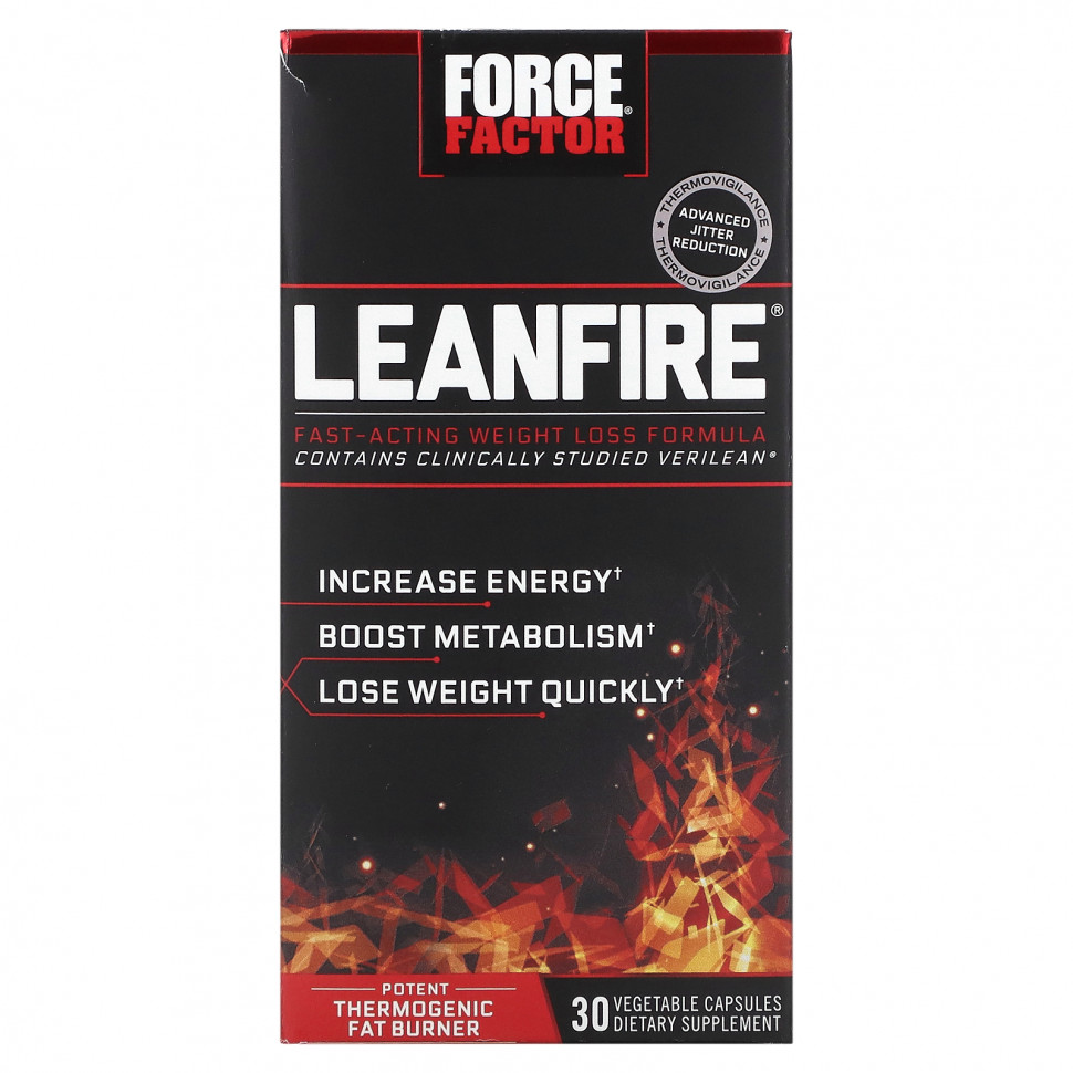 Force Factor, LeanFire,     , 30      , -, 