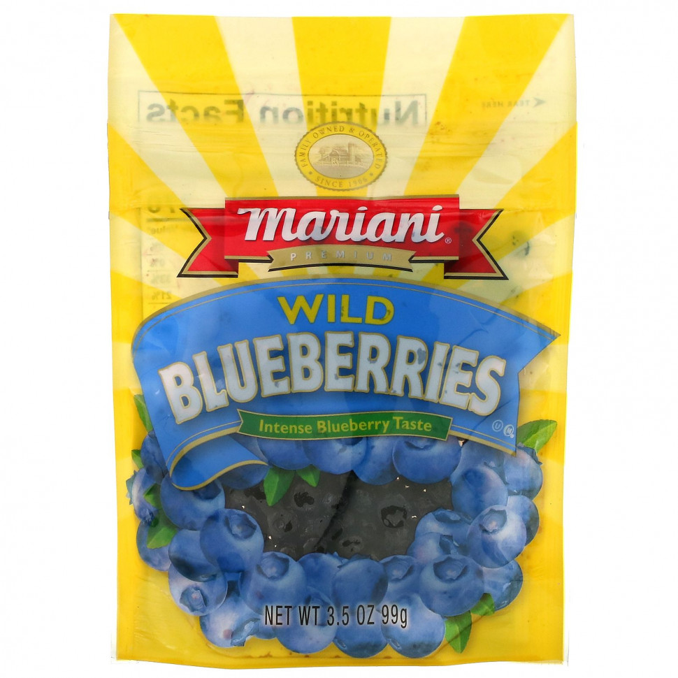 ���������� Mariani Dried Fruit, Premium, Wild Blueberries, 3.5 oz (99 g)  Iherb (������)