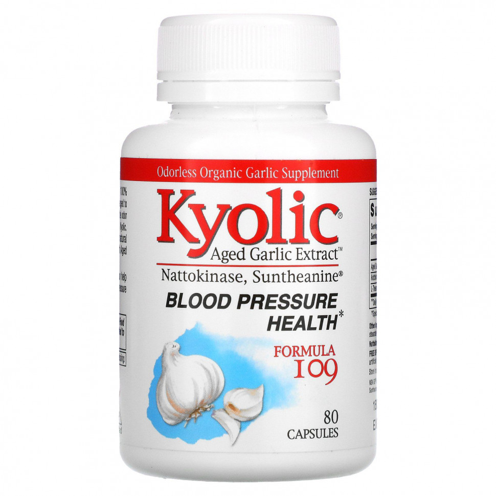 Kyolic, Aged Garlic Extract,   ,    ,  109, 80     , -, 