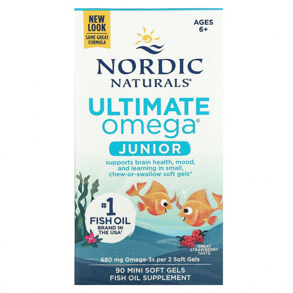 Nordic Naturals, Ultimate Omega Junior,    6  12 ,   , 340 , 90 -    , -, 