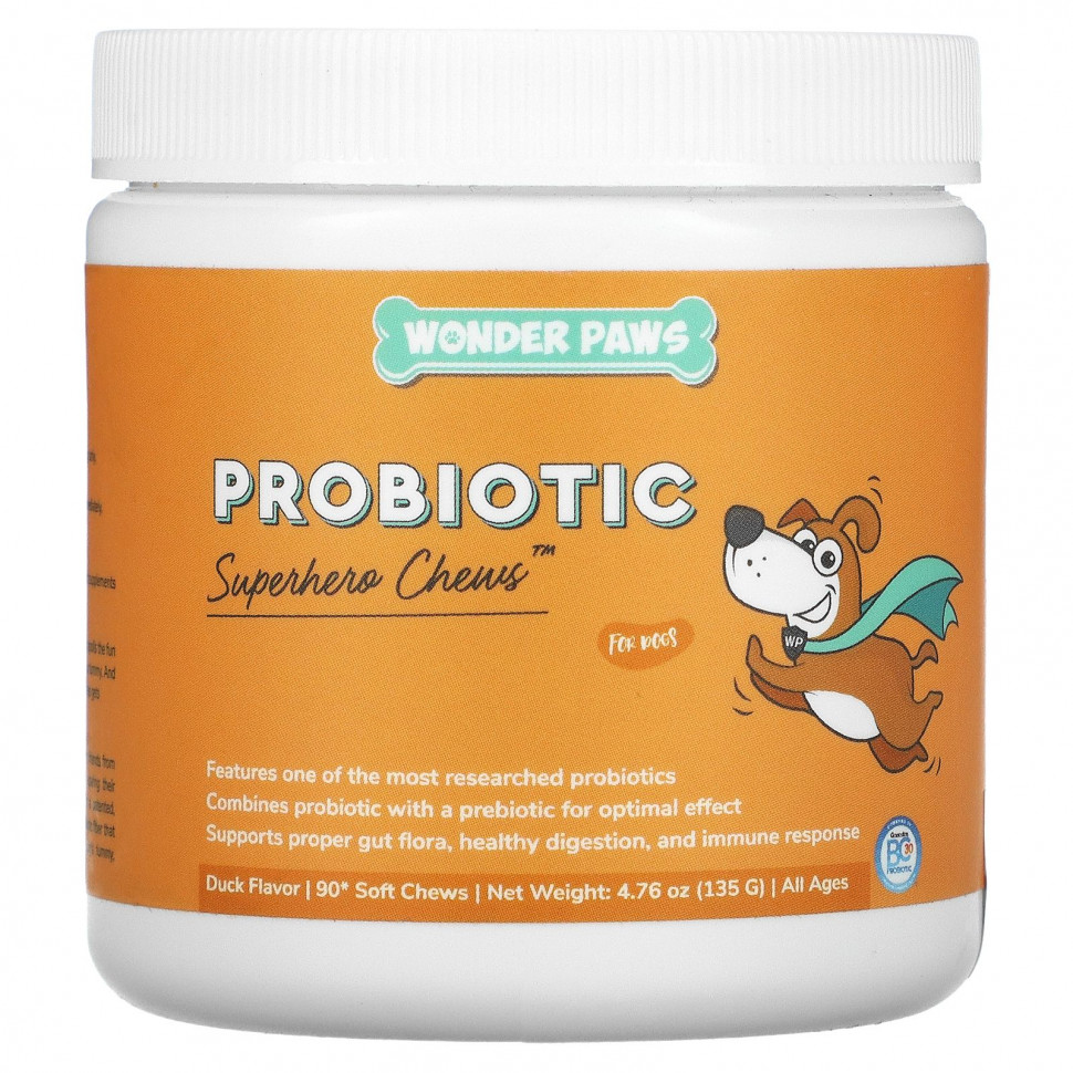  Wonder Paws, Probiotic,     ,   ,  , 90     Iherb ()