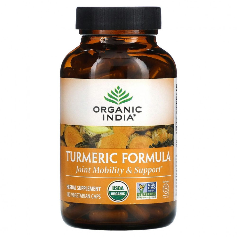 Organic India, Turmeric Formula, ,     , 180      , -, 