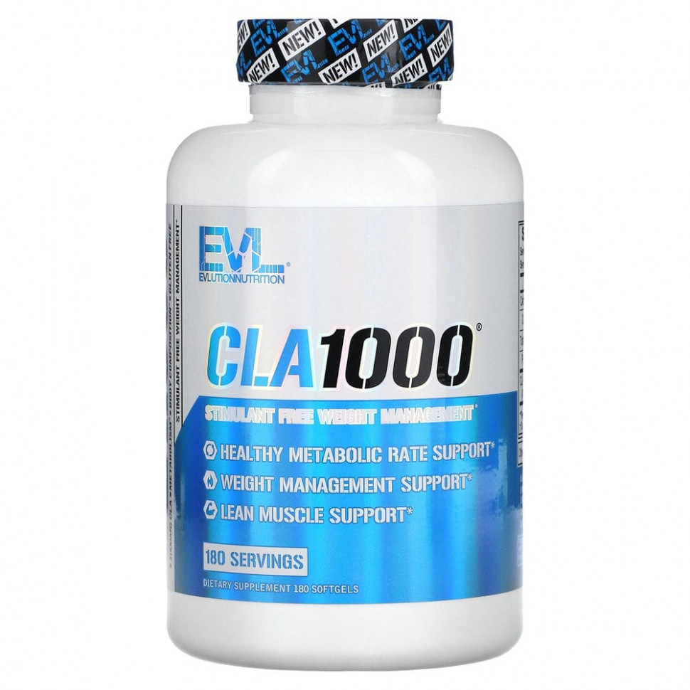 EVLution Nutrition, CLA1000,      , 180     , -, 