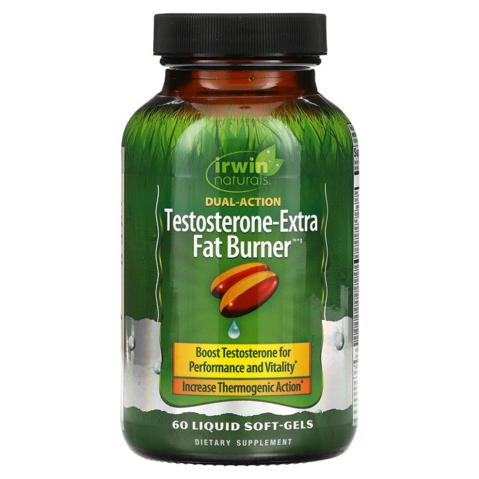 Irwin Naturals, Testosterone-Extra Fat Burner, 60      , -, 