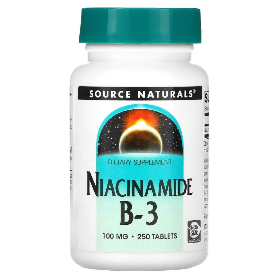 Source Naturals,  B-3, 100 , 250     , -, 