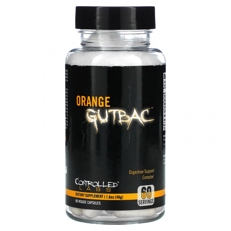 ���������� Controlled Labs, Orange GutBAC, 60 ������������ ������  Iherb (������)