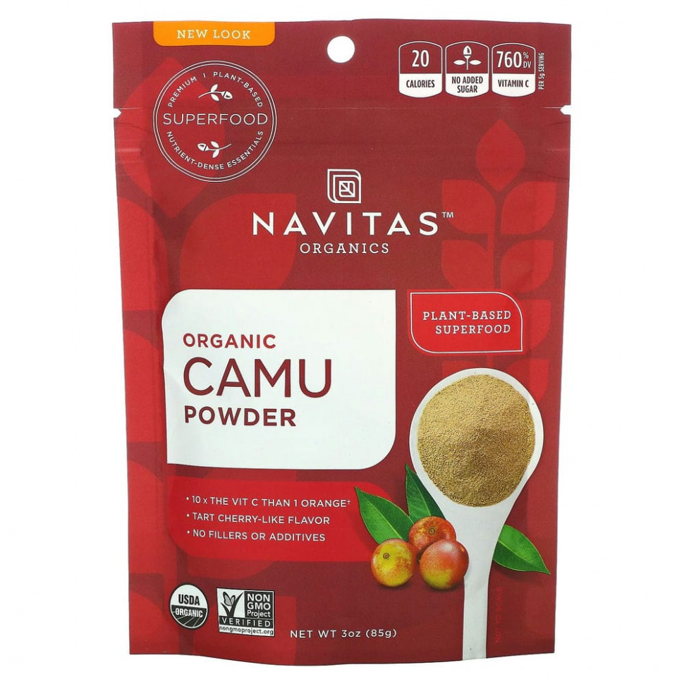  Navitas Organics, Organic Camu Powder, 85  (3 )  Iherb ()