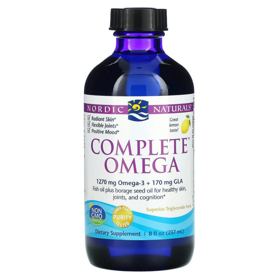 ���������� Nordic Naturals, Complete Omega, � �������� ������, 237 �� (8 ����. �����)  Iherb (������)