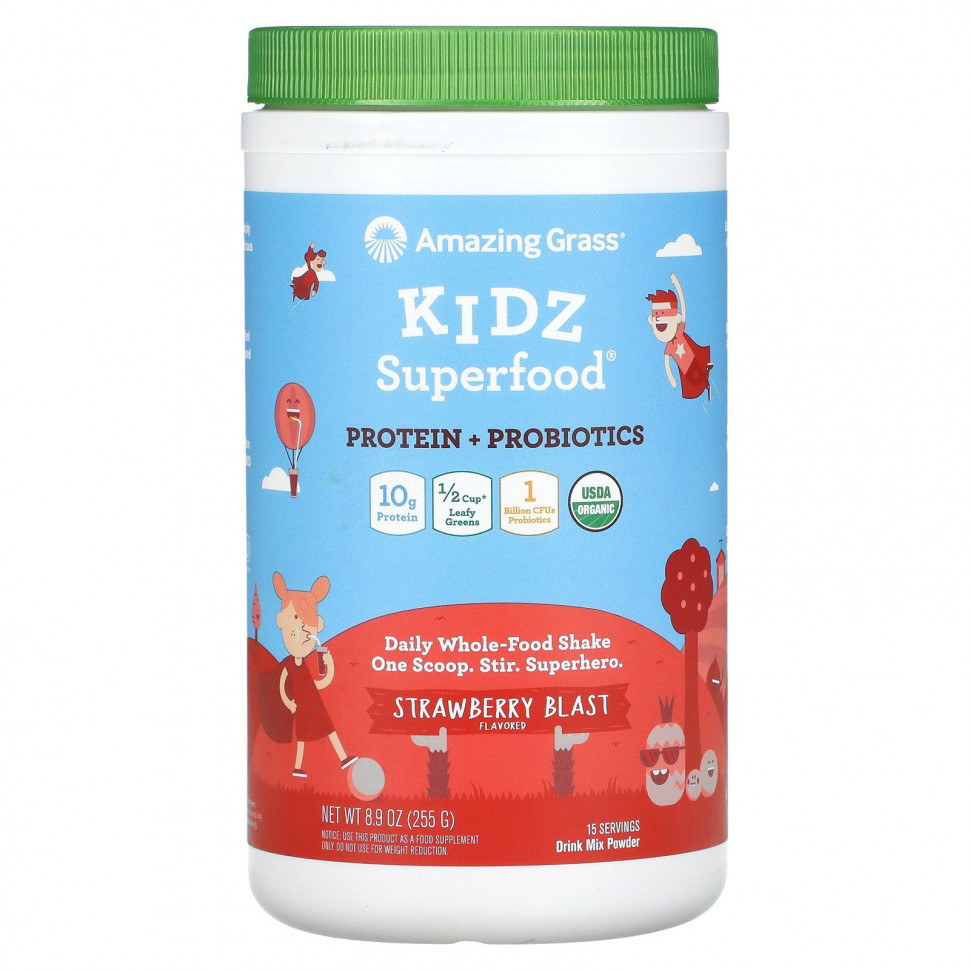 Amazing Grass, Kidz Superfood,   ,  , 255  (8,9 )    , -, 