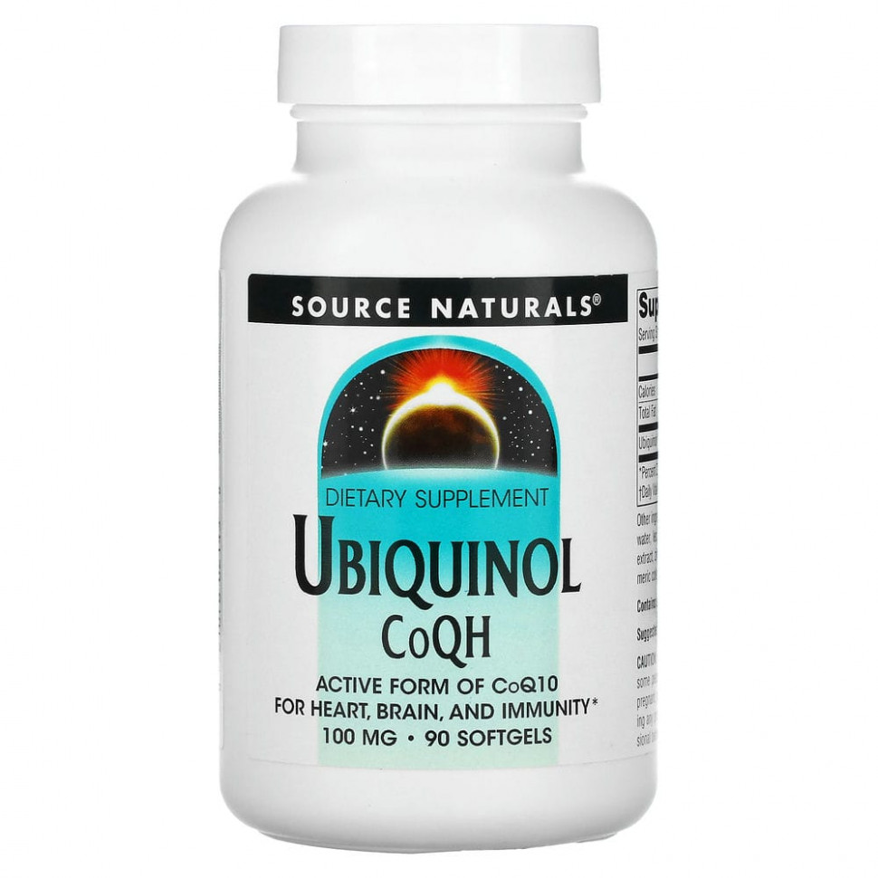 Source Naturals,  CoQH??, 100 , 90     , -, 