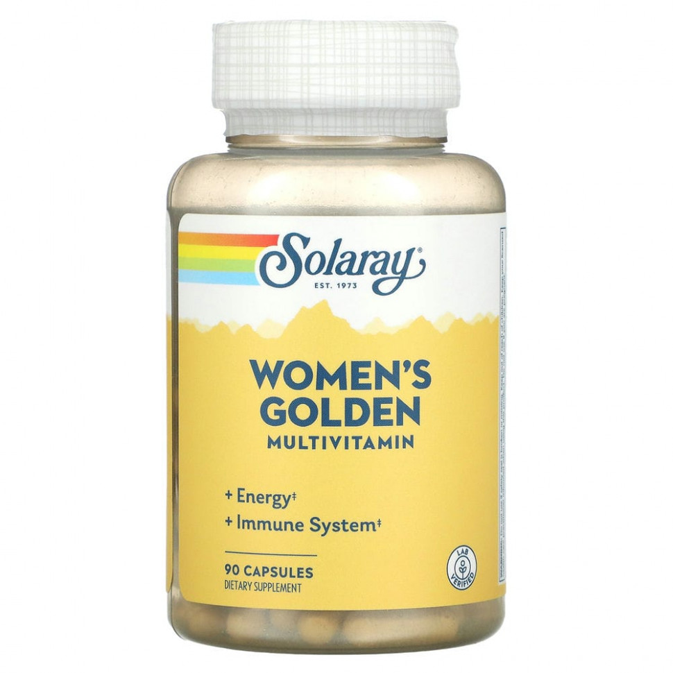 Solaray, Women's Golden Multivitamin, 90     , -, 