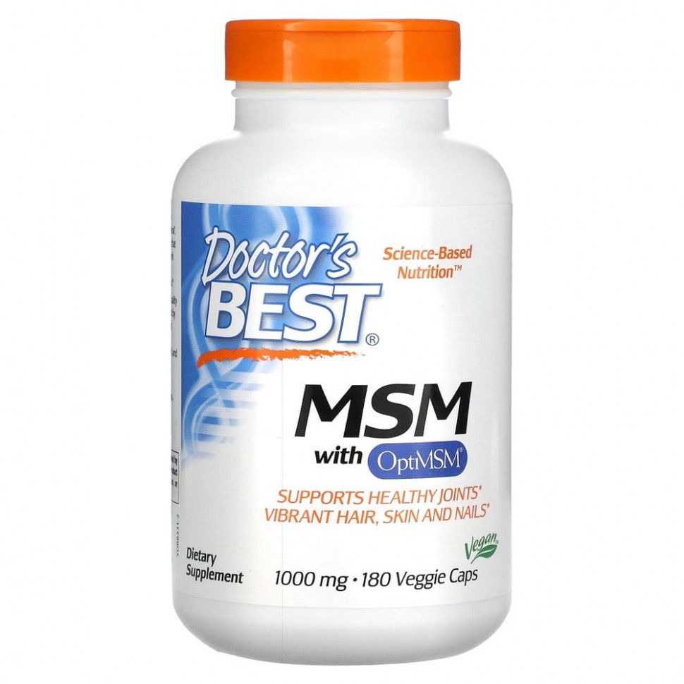 Doctor's Best,   OptiMSM, 1000 , 180      , -, 