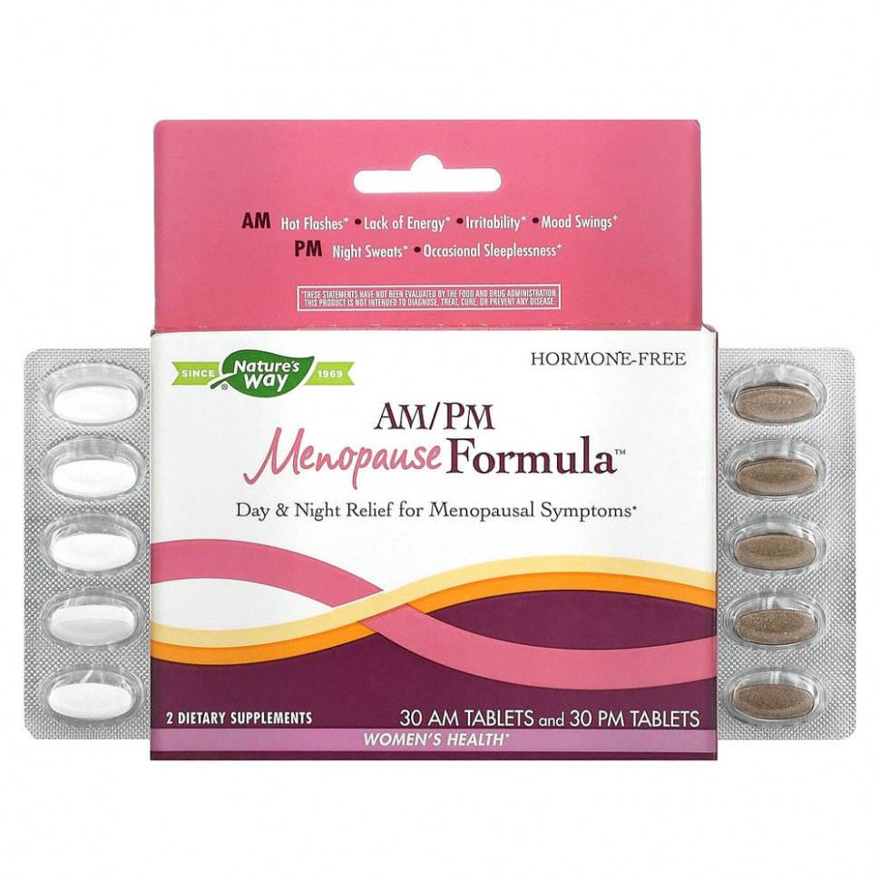 Nature's Way, AM/PM Menopause Formula,  , 60     , -, 