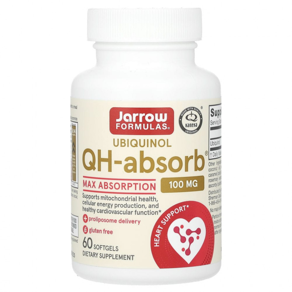 Jarrow Formulas,  QH-Absorb, 100 , 60      , -, 