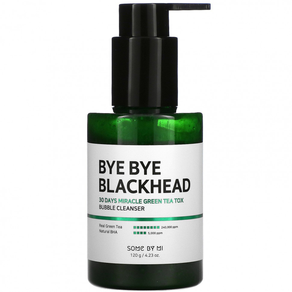 Some By Mi, Bye Bye Blackhead, 30 Days Miracle Green Tea Tox,    , 120  (4,23 )    , -, 