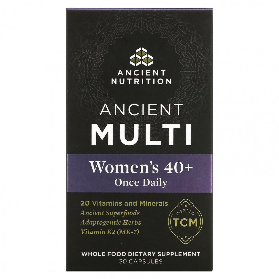 Dr. Axe / Ancient Nutrition, Ancient Multi,    40 , 1   , 30     , -, 