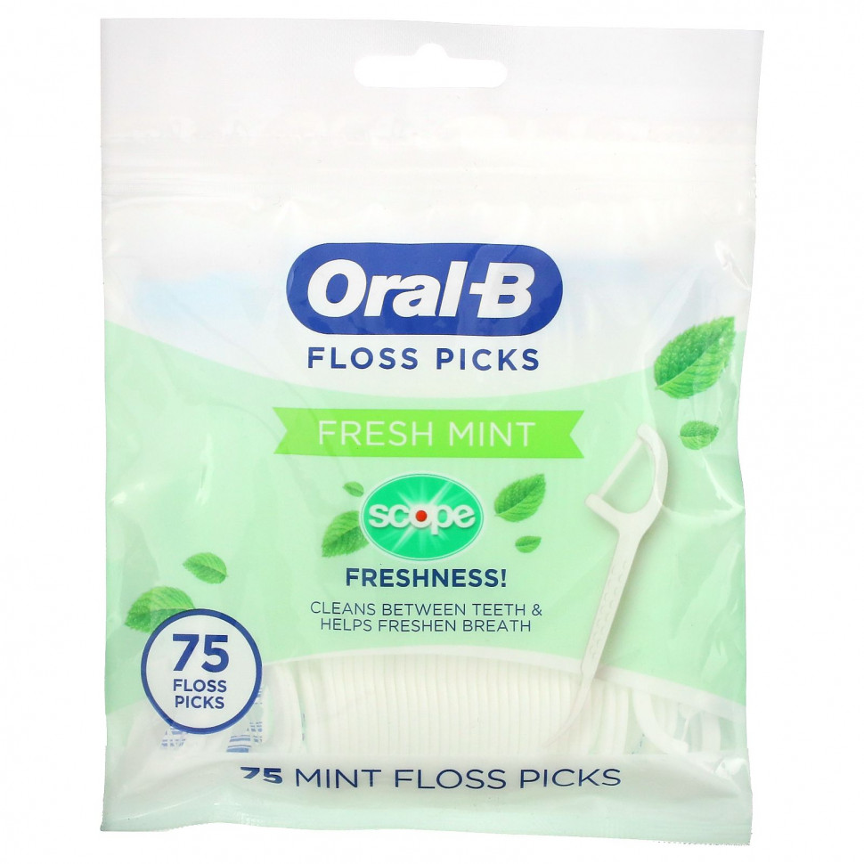 Oral-B, Scope Floss Picks,  , 75     , -, 