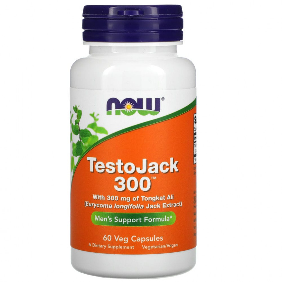 NOW Foods, TestoJack 300, 300 , 60      , -, 