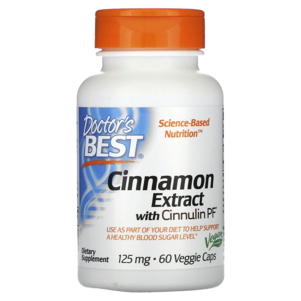 Doctor's Best,    Cinnulin PF, 125 , 60      , -, 