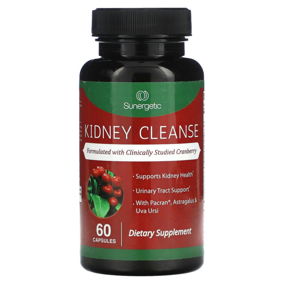 Sunergetic, Kidney Cleanse, 60     , -, 